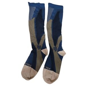 Nurse Yard Compression Socks XXL Blue Gray Athletic Running Support